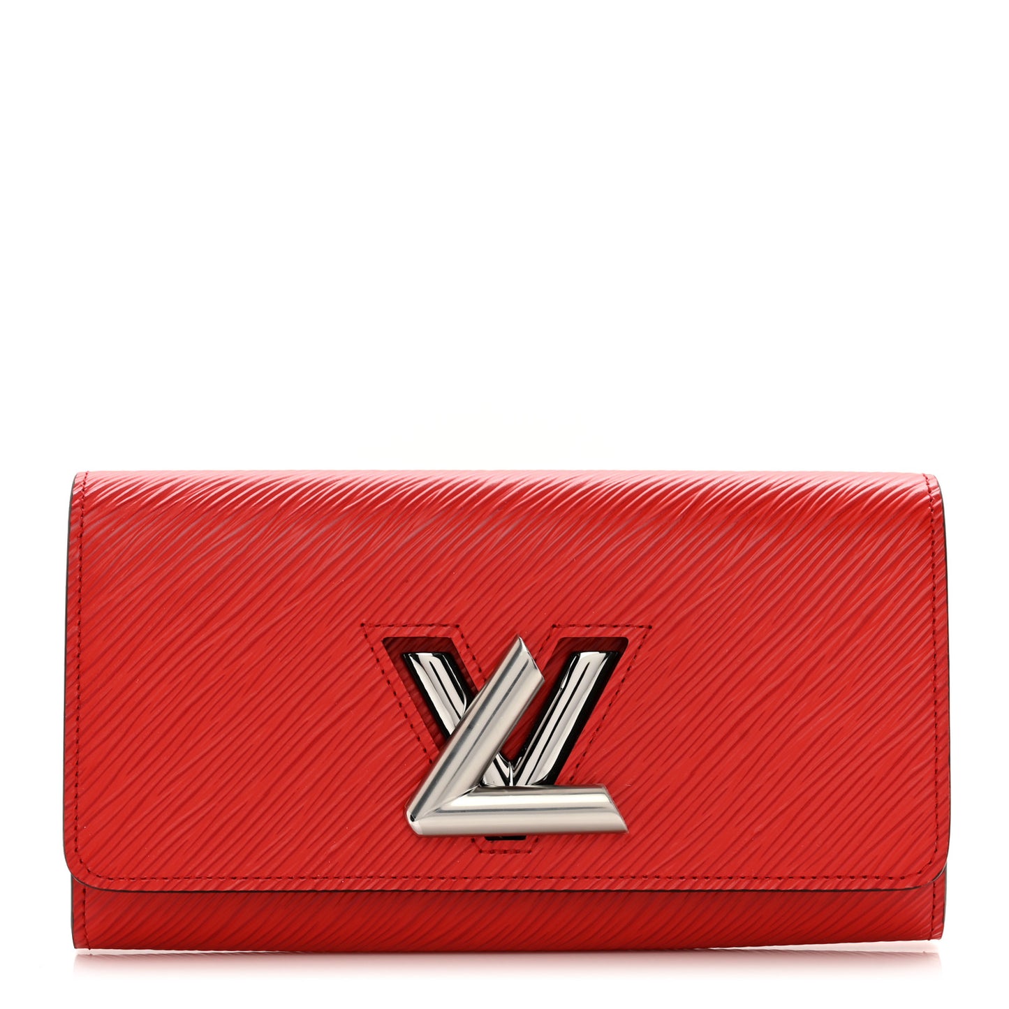 Epi Twist Wallet Coquelicot