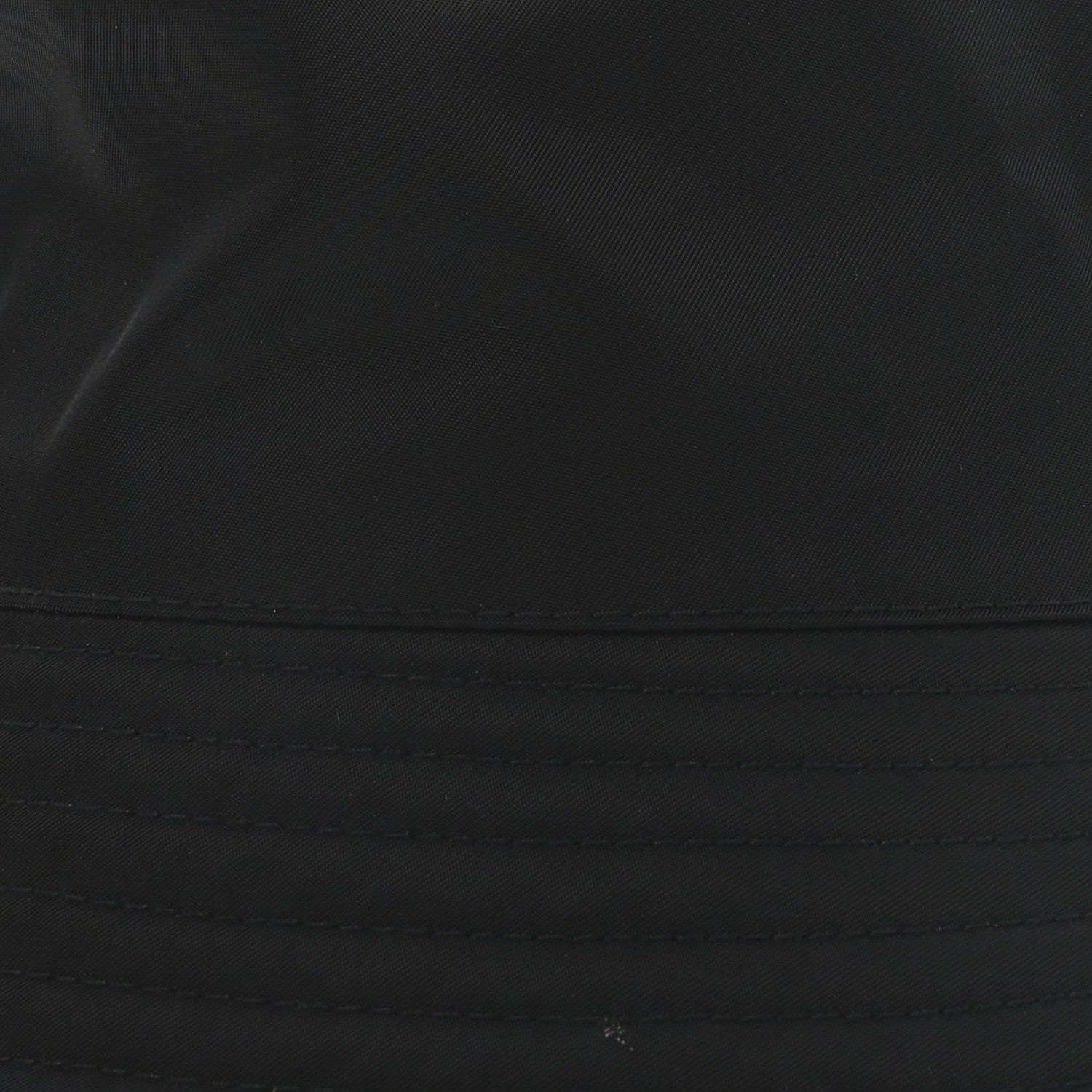 Prada Re-Nylon Metal Triangle Logo Womens Bucket Hat XL Black 6 of 9