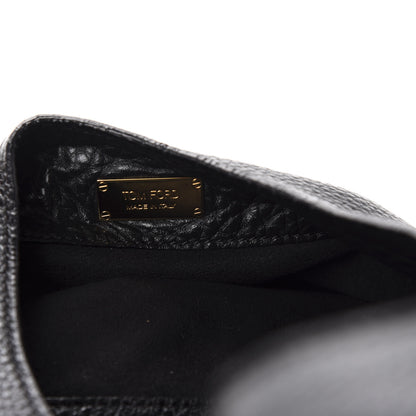 Tom Ford Ramskin Large Alix Padlock Zip Shoulder Bag Black 10 of 12