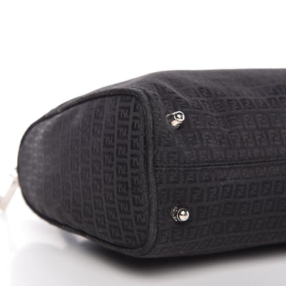 Fendi Zucchino Shoulder Bag Black 6 of 10