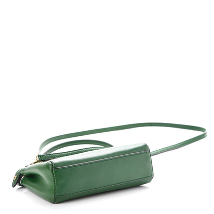 Fendi Shiny Nappa Micro Peekaboo Iconic Satchel Verde Smeraldo 5 of 11