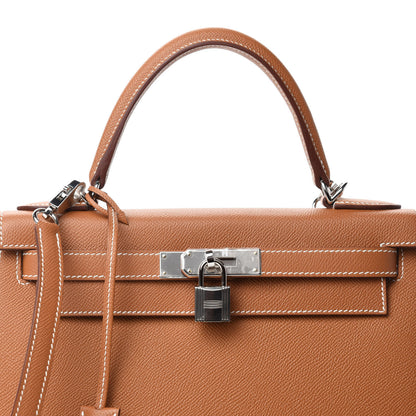 Hermes Epsom Kelly Sellier 28 Gold 10 of 10