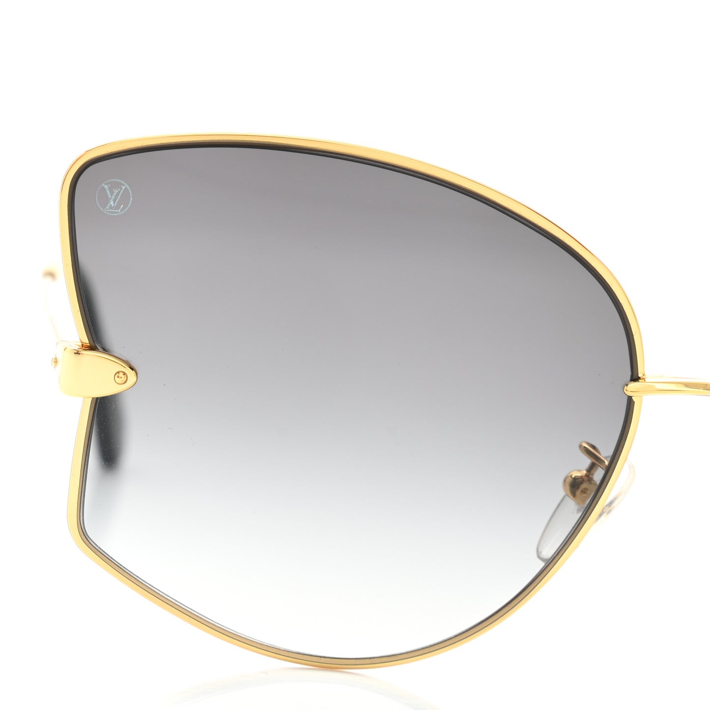 Metal Les Amants du Pont Neuf Sunglasses Z1384E Gold Black