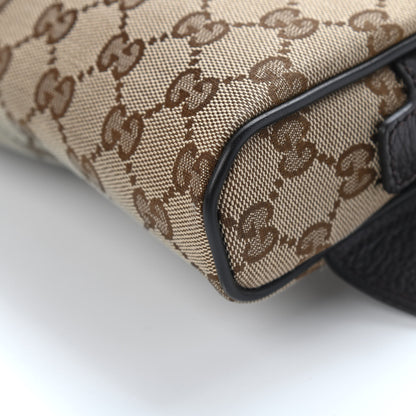 Gucci Monogram Belt Bag Dark Brown 9 of 9