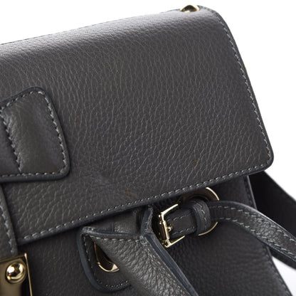 Jimmy Choo Grainy Calfskin Large Rosalie Satchel Grey 8 of 18