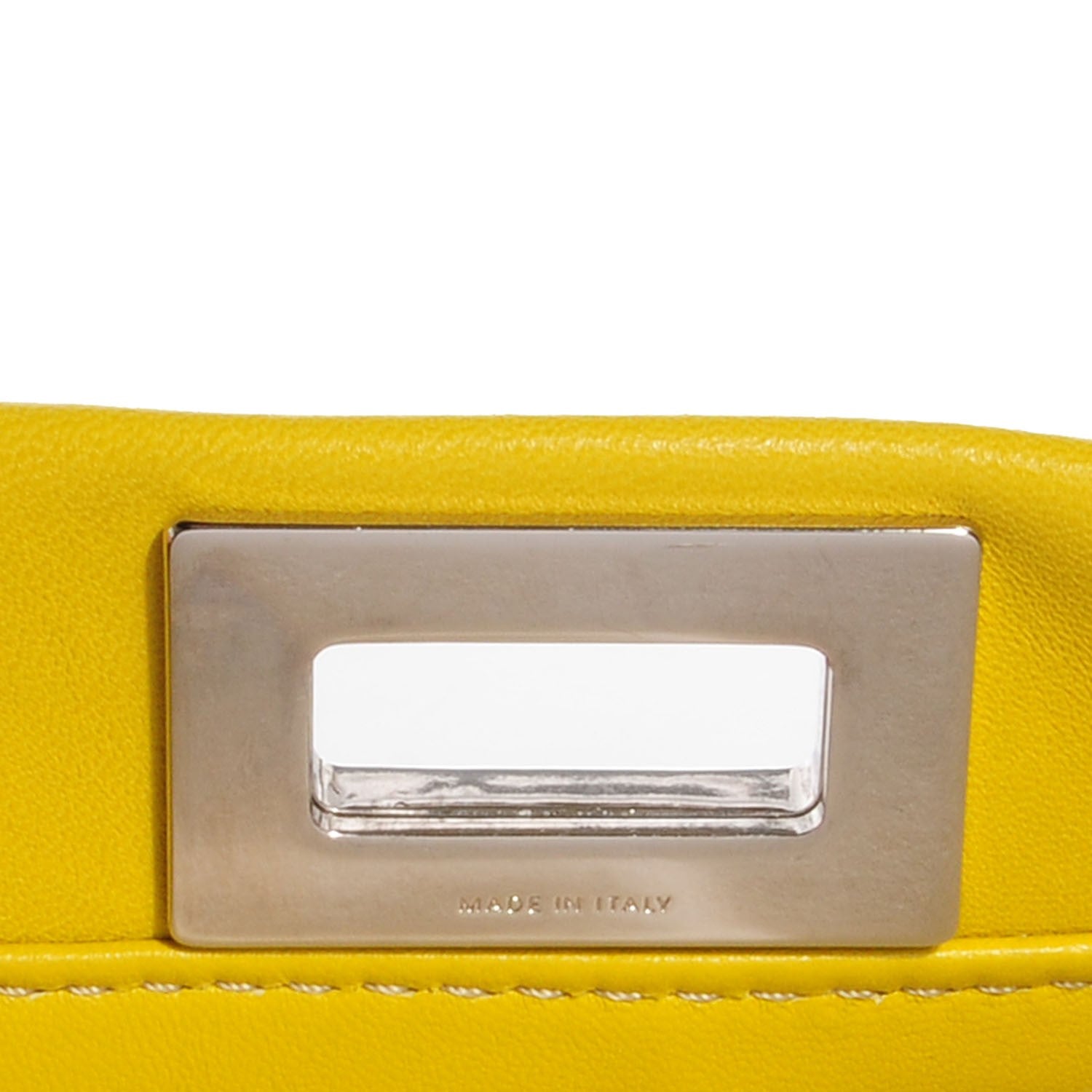 Fendi Nappa Mini Peekaboo Iconic Satchel Lime 10 of 11