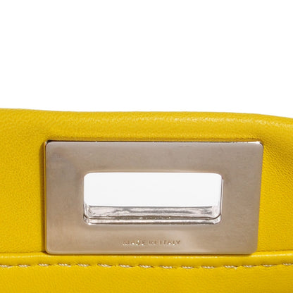 Fendi Nappa Mini Peekaboo Iconic Satchel Lime 10 of 11