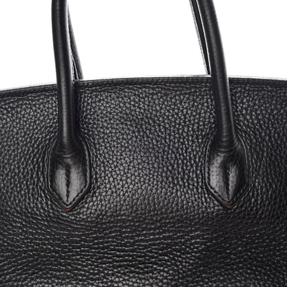 Hermes Taurillon Clemence Birkin 35 Black 10 of 42