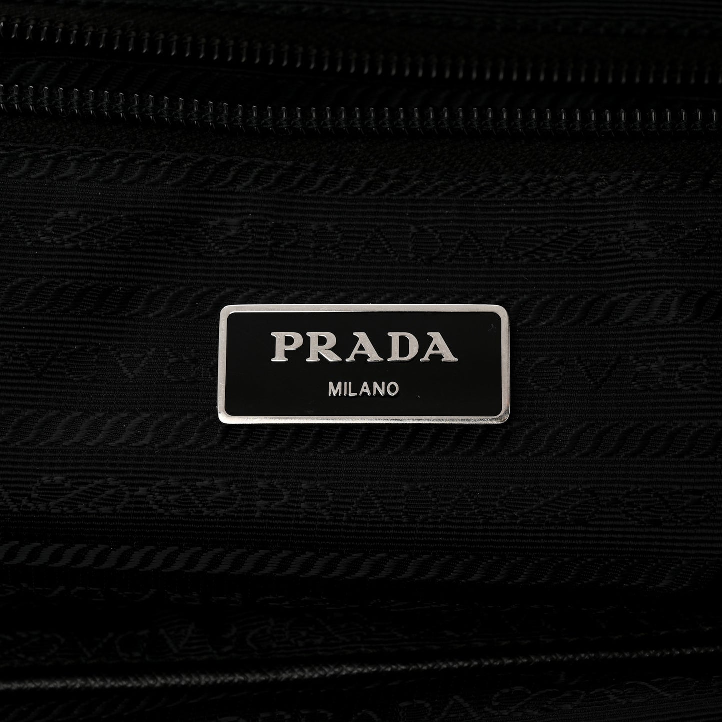 Tessuto Nylon Saffiano Tote Black