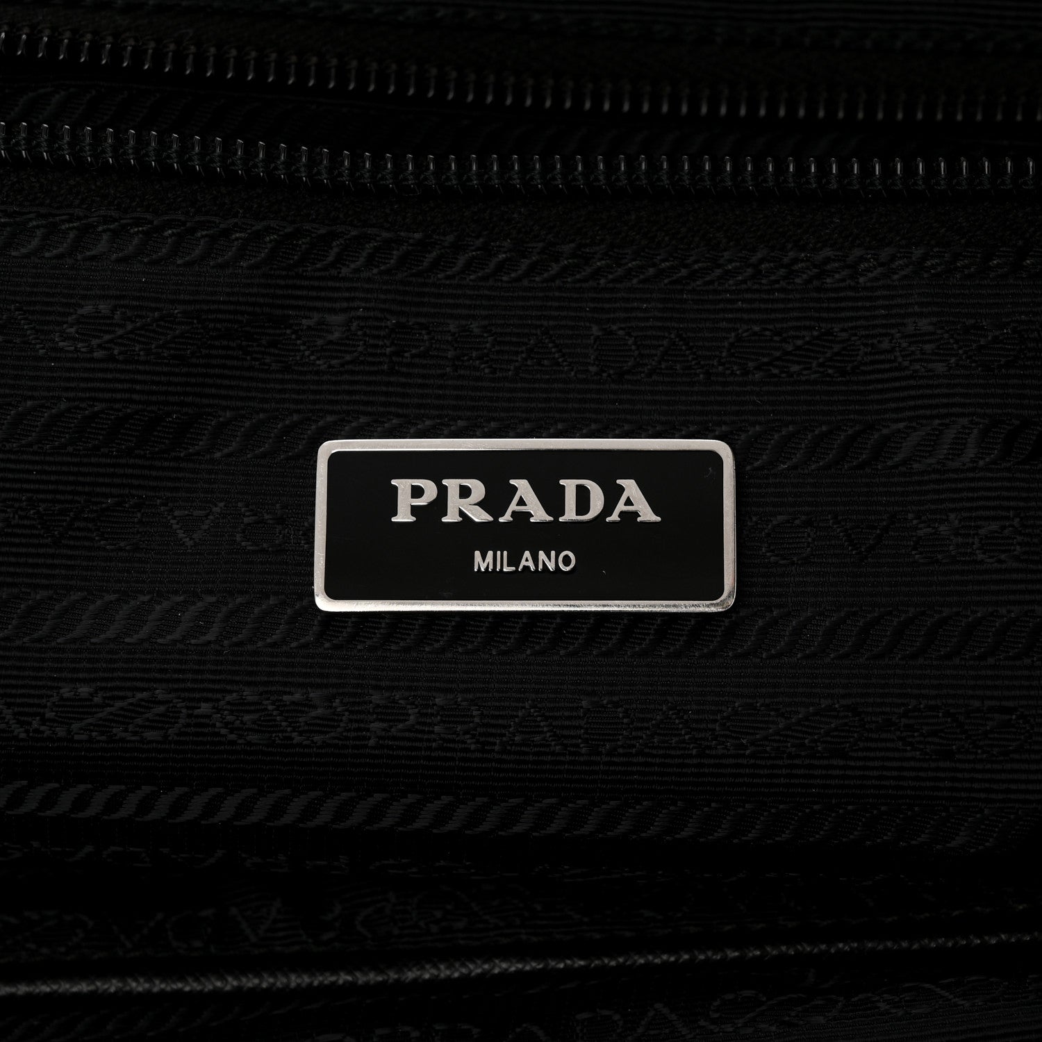 Prada Tessuto Nylon Saffiano Tote Black 6 of 15