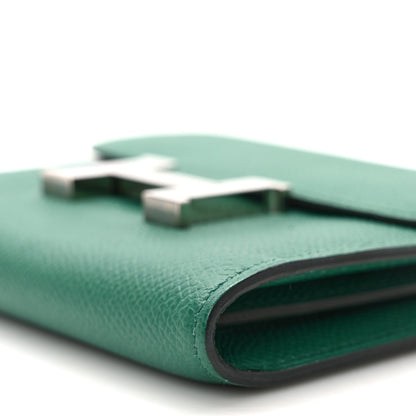 Hermes Epsom Constance Short Wallet Vert Vertigo 8 of 10