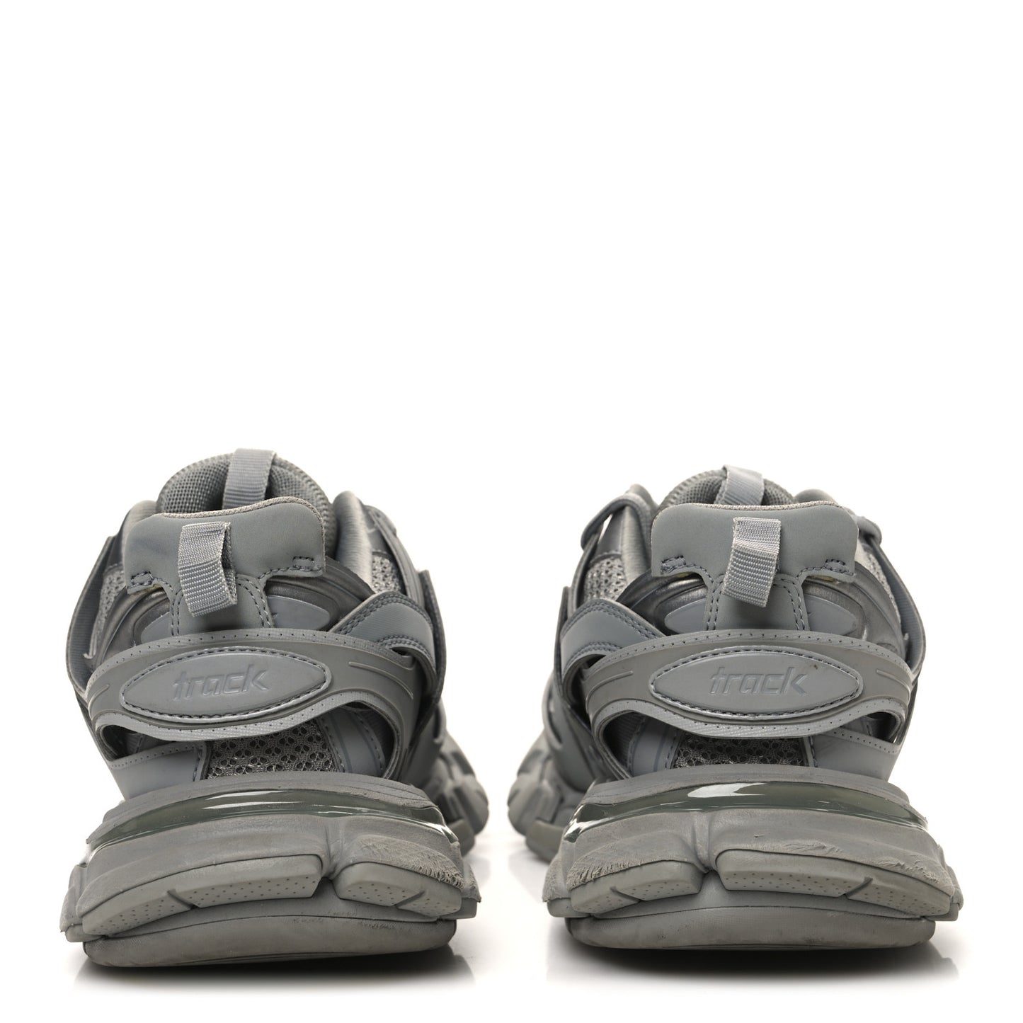 Rubber Mesh Fabric Monocolor Recycled Sole Womens Track Sneakers 39 Medium Grey