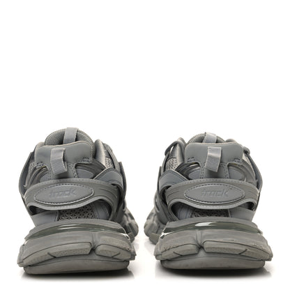 Balenciaga Rubber Mesh Fabric Monocolor Recycled Sole Womens Track Sneakers 39 Medium Grey 6 of 10