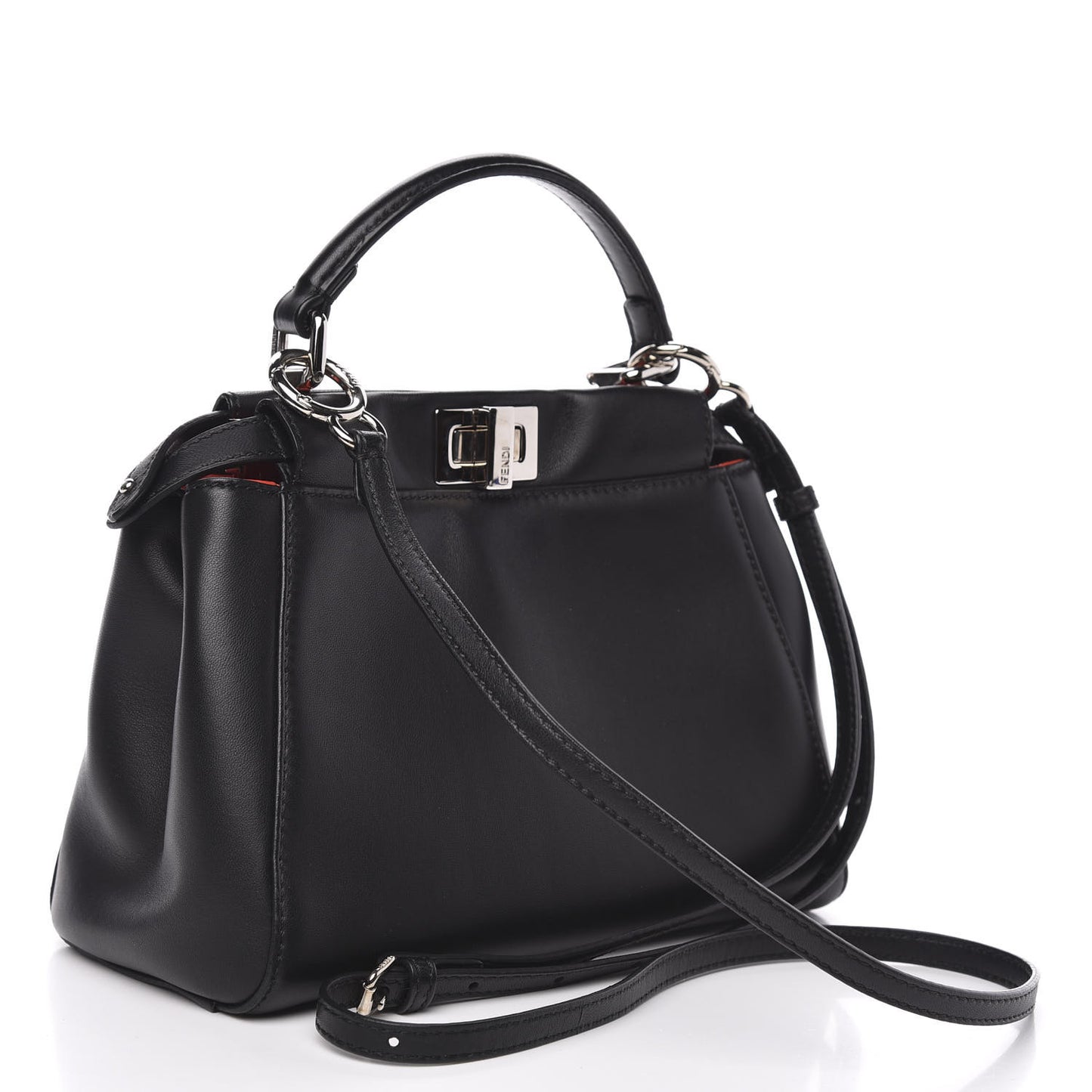 Nappa Karung Monster Eyes Mini Peekaboo Iconic Satchel Black Papavero