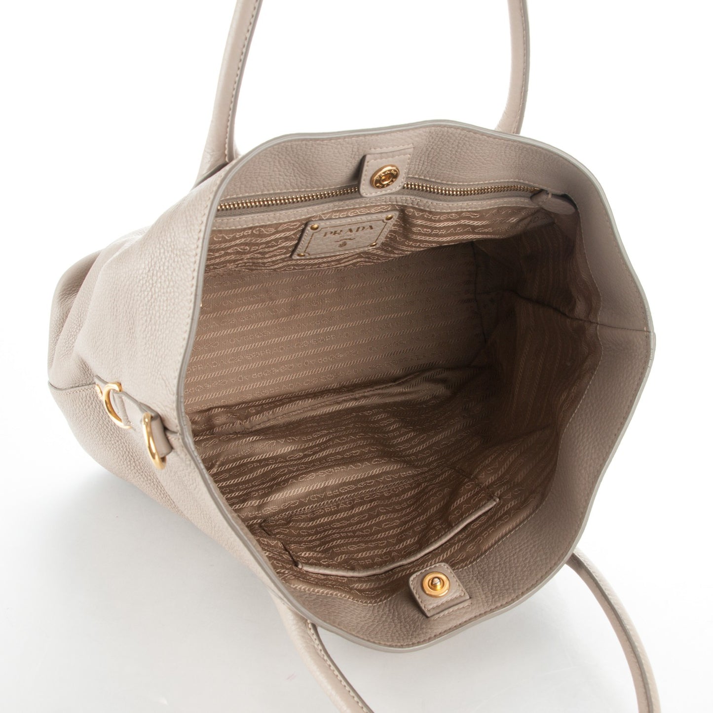 Vitello Daino Shopping Tote Pomice