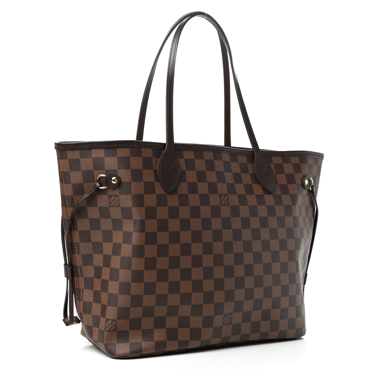 Damier Ebene Neo Neverfull MM Rose Ballerine