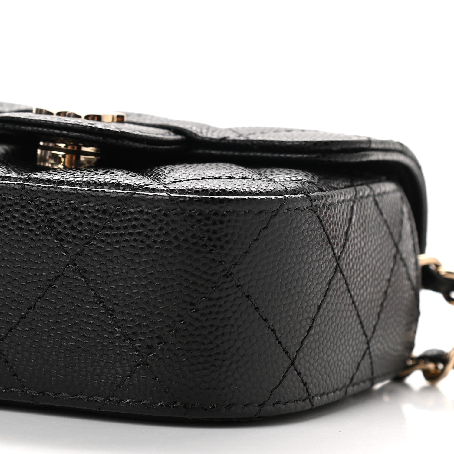 Chanel Caviar Quilted Mini Clutch With Chain Black 9 of 9