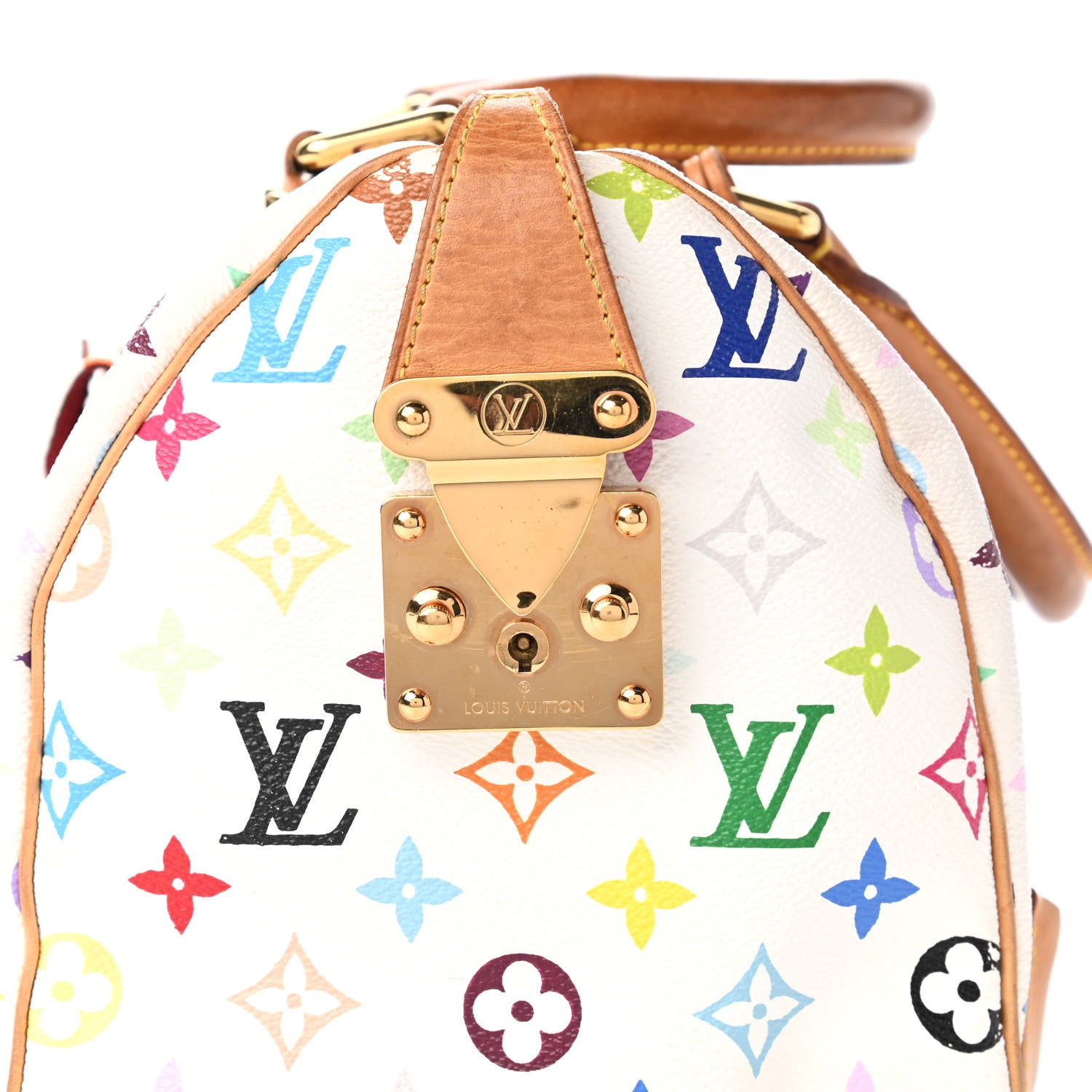 Louis Vuitton Monogram Multicolor Speedy 30 White 8 of 9
