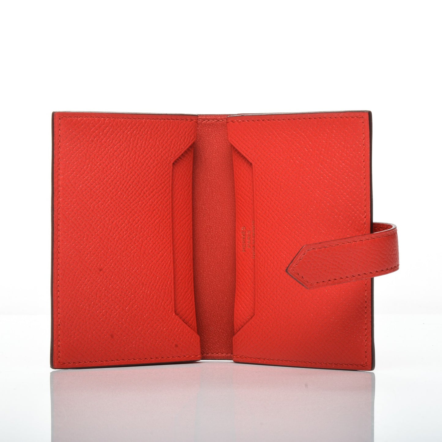 Epsom Bearn Card Holder Wallet Rouge Tomate