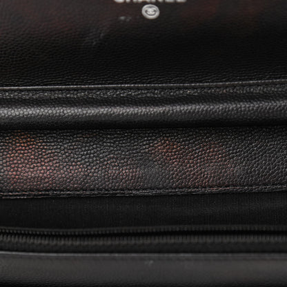 Chanel Caviar Sevruga Wallet On Chain WOC Black 13 of 13