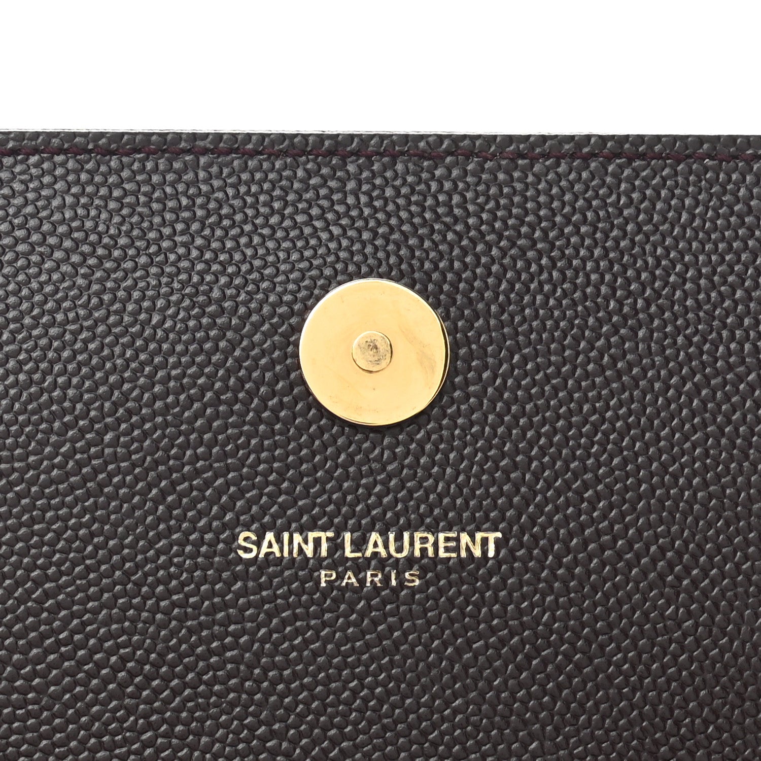 Saint Laurent Grain De Poudre Classic Kate Monogram Clutch Amaranto 6 of 6