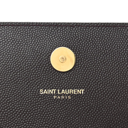 Saint Laurent Grain De Poudre Classic Kate Monogram Clutch Amaranto 6 of 6