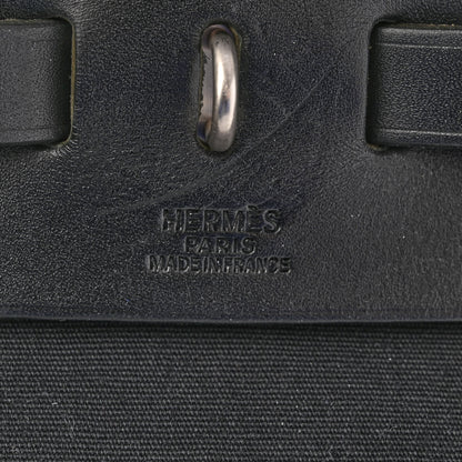Hermes Toile Officier Vache Calfskin Herbag 39 GM Black 6 of 12
