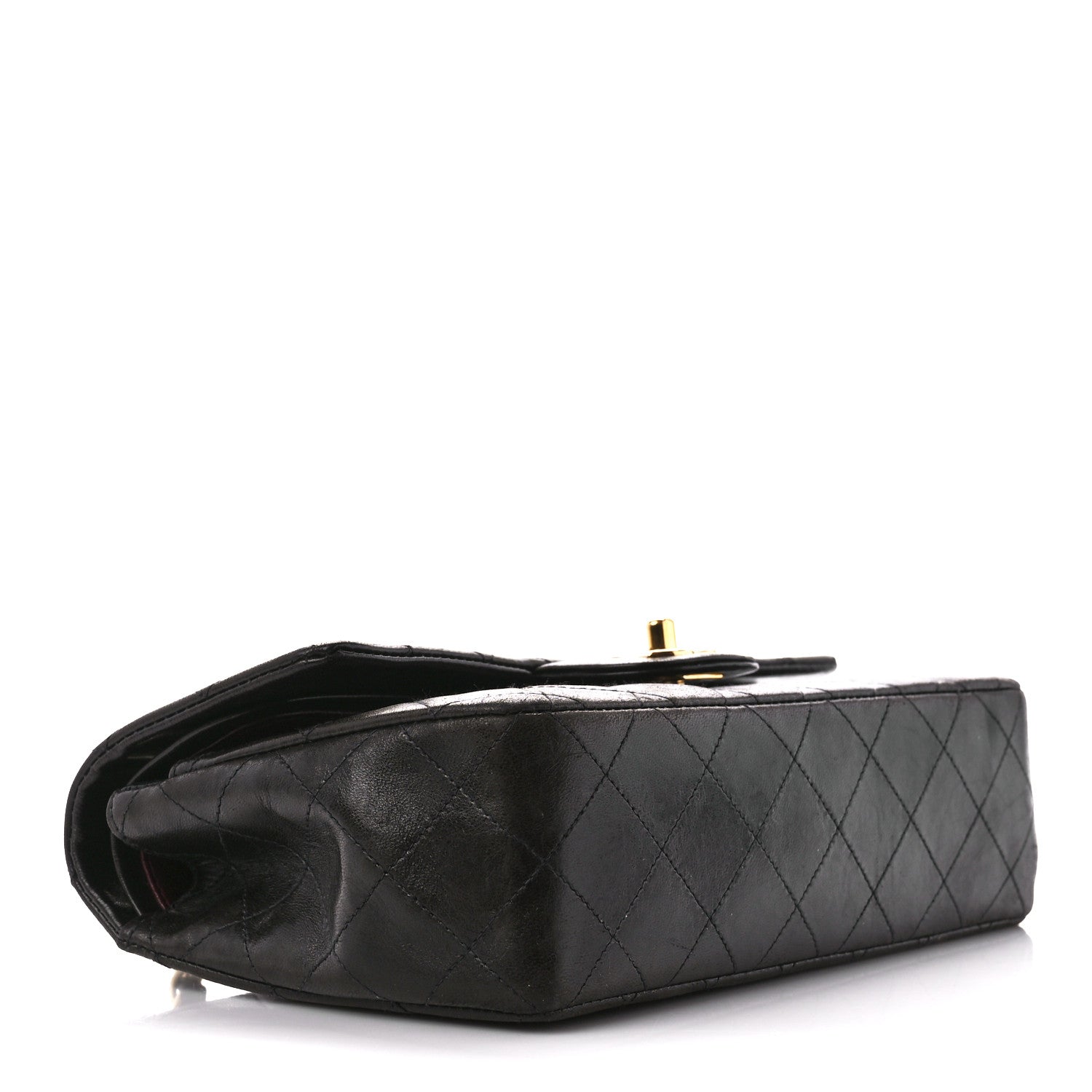 Chanel Lambskin Quilted Small Double Flap Black 4 of 13