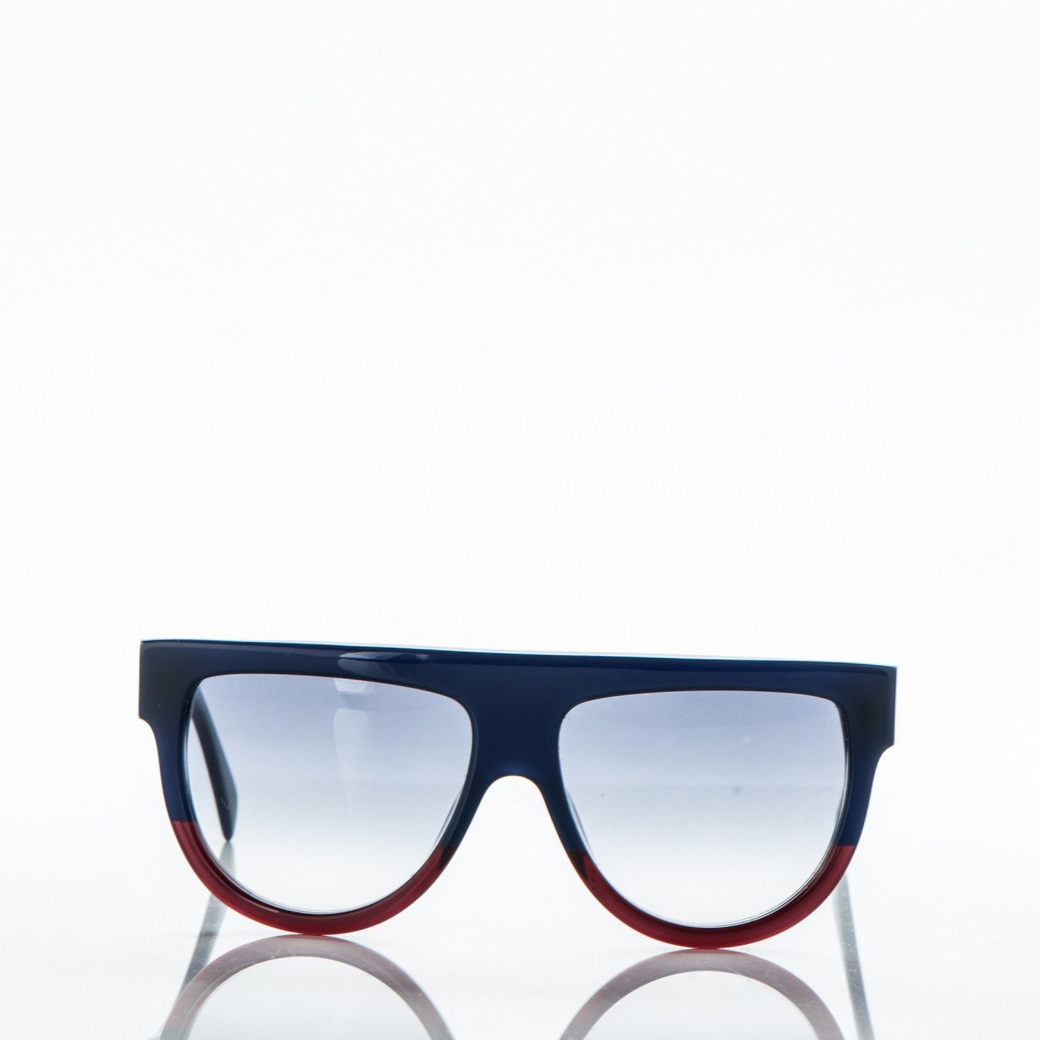 Celine Shadow Sunglasses CL 41026/S Blue Red 4 of 6