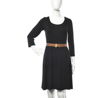 Hermes Box Togo 32mm H Belt 90 Black Gold 2 of 6