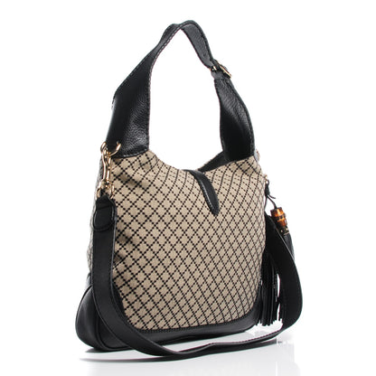 Gucci Diamante Medium New Jackie Shoulder Bag Black 3 of 7