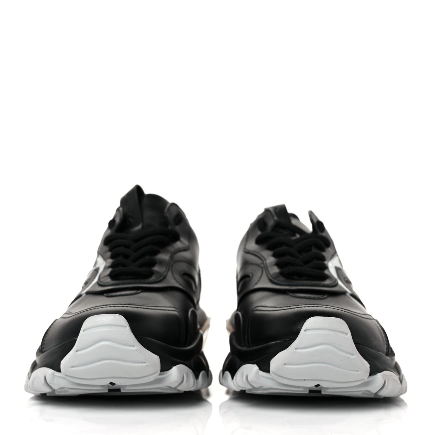 Calfskin VLOGO Mens Bounce Sneakers 39 Black