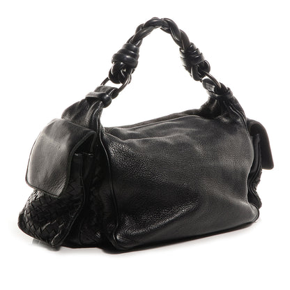 Bottega Veneta Cervo Cocker Hobo Nero Black 3 of 8