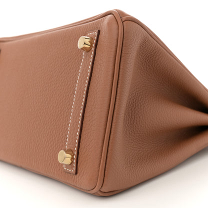 Hermes Togo Birkin 25 Gold 9 of 10