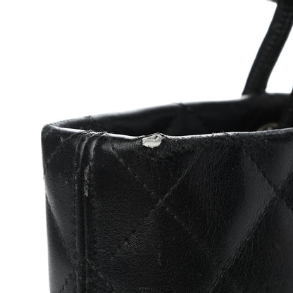 Chanel Calfskin Quilted Medium Cambon Tote Black 12 of 14