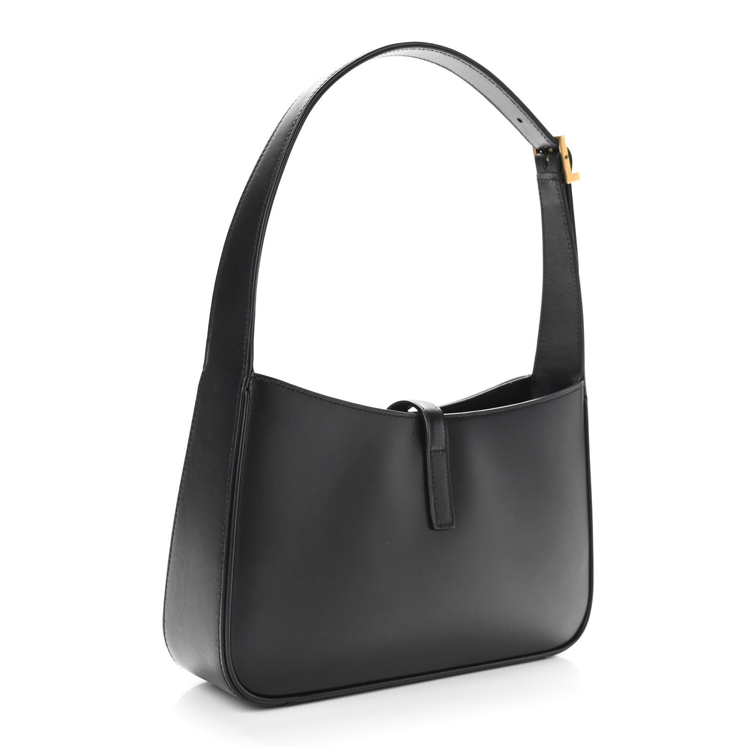 Saint Laurent Smooth Calfskin Le 5 A 7 Hobo Black 3 of 9