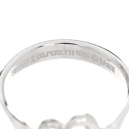Tiffany Sterling Silver Elsa Peretti Open Heart Ring 53 6.5 4 of 4