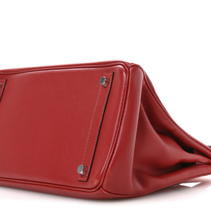 Hermes Swift Birkin 30 Rouge Vif 10 of 14