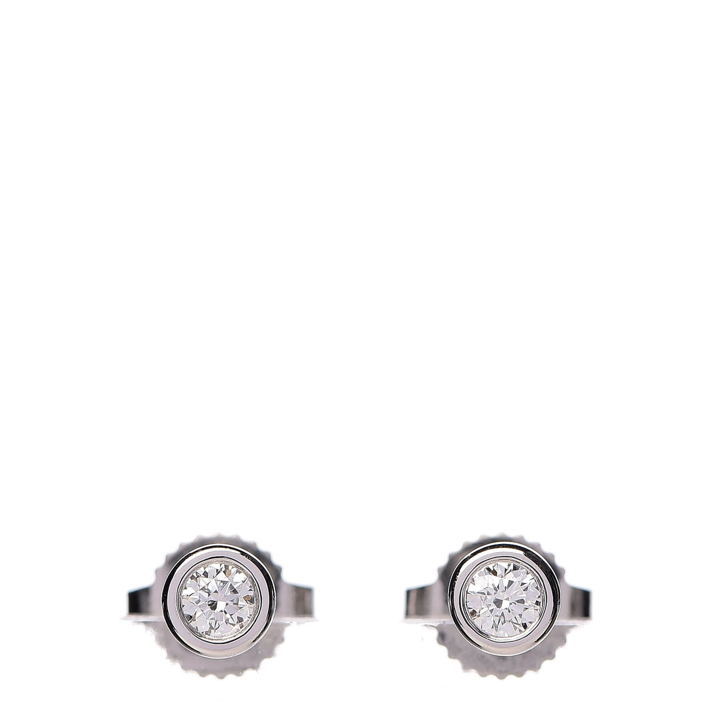 Platinum Diamond .16ctw Elsa Peretti Diamonds By The Yard Earrings