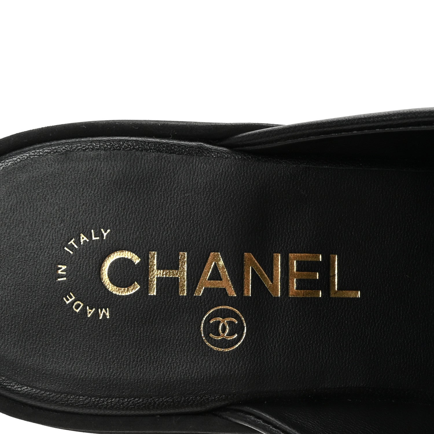 Chanel Lambskin Quilted CC Turnlock Mules 39 Black 1748432