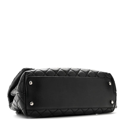 Chanel Caviar Quilted Small Coco Handle Flap Black 4 of 10