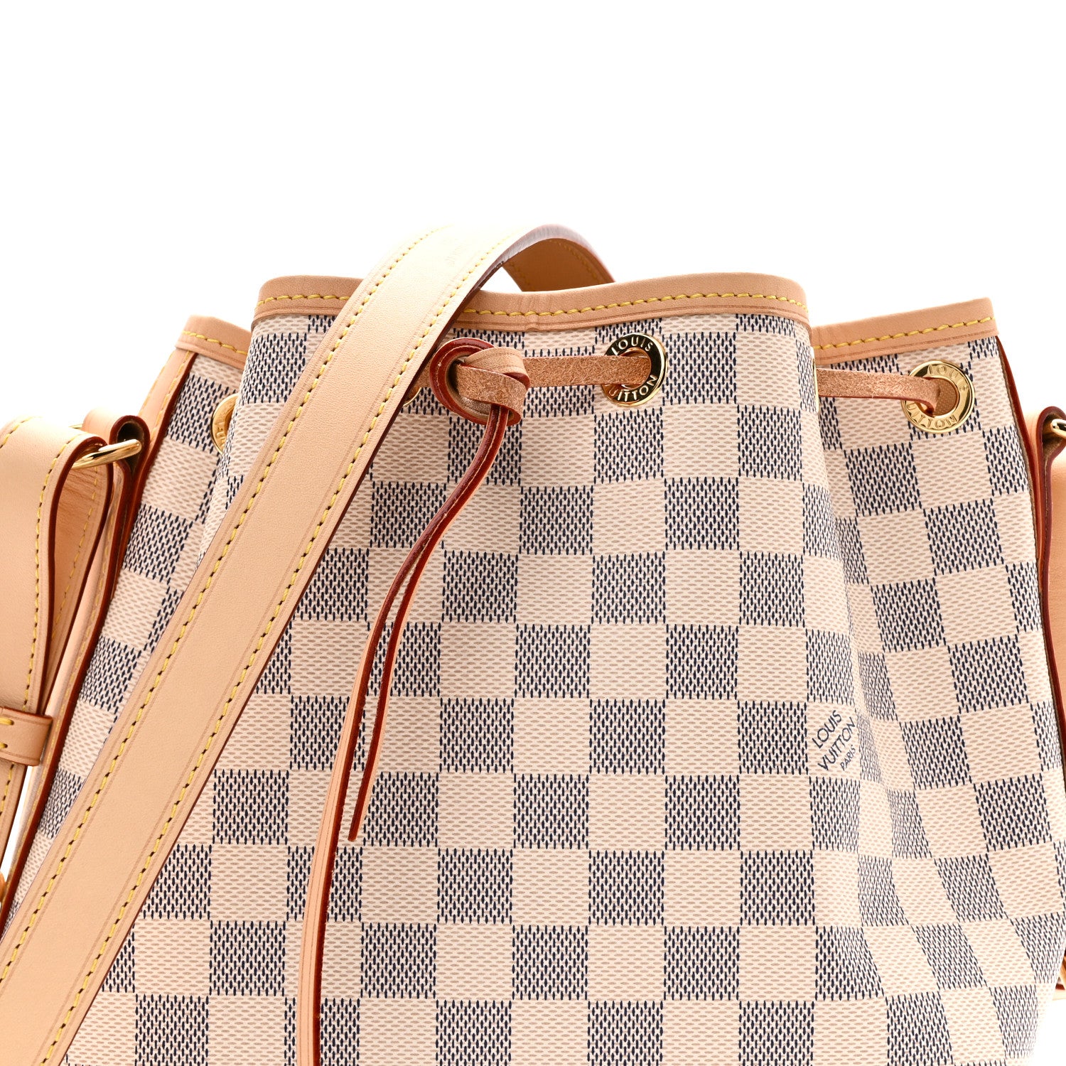 Louis Vuitton Damier Azur Noe BB 8 of 10