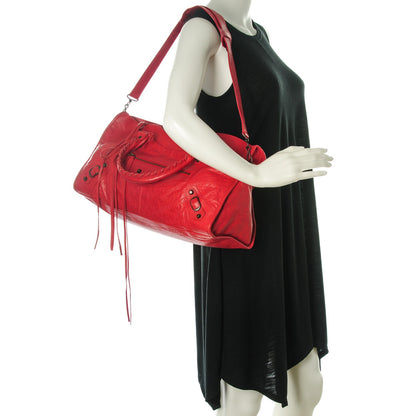 Balenciaga Agneau Classic Hardware Part Time Coquelicot 2 of 8