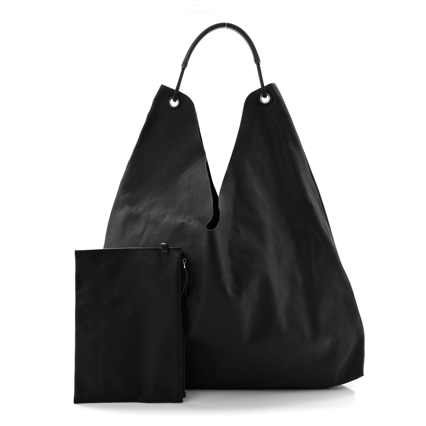 Lambskin Bindle Three Bag Black