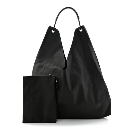 The Row Lambskin Bindle Three Bag Black 3 of 10