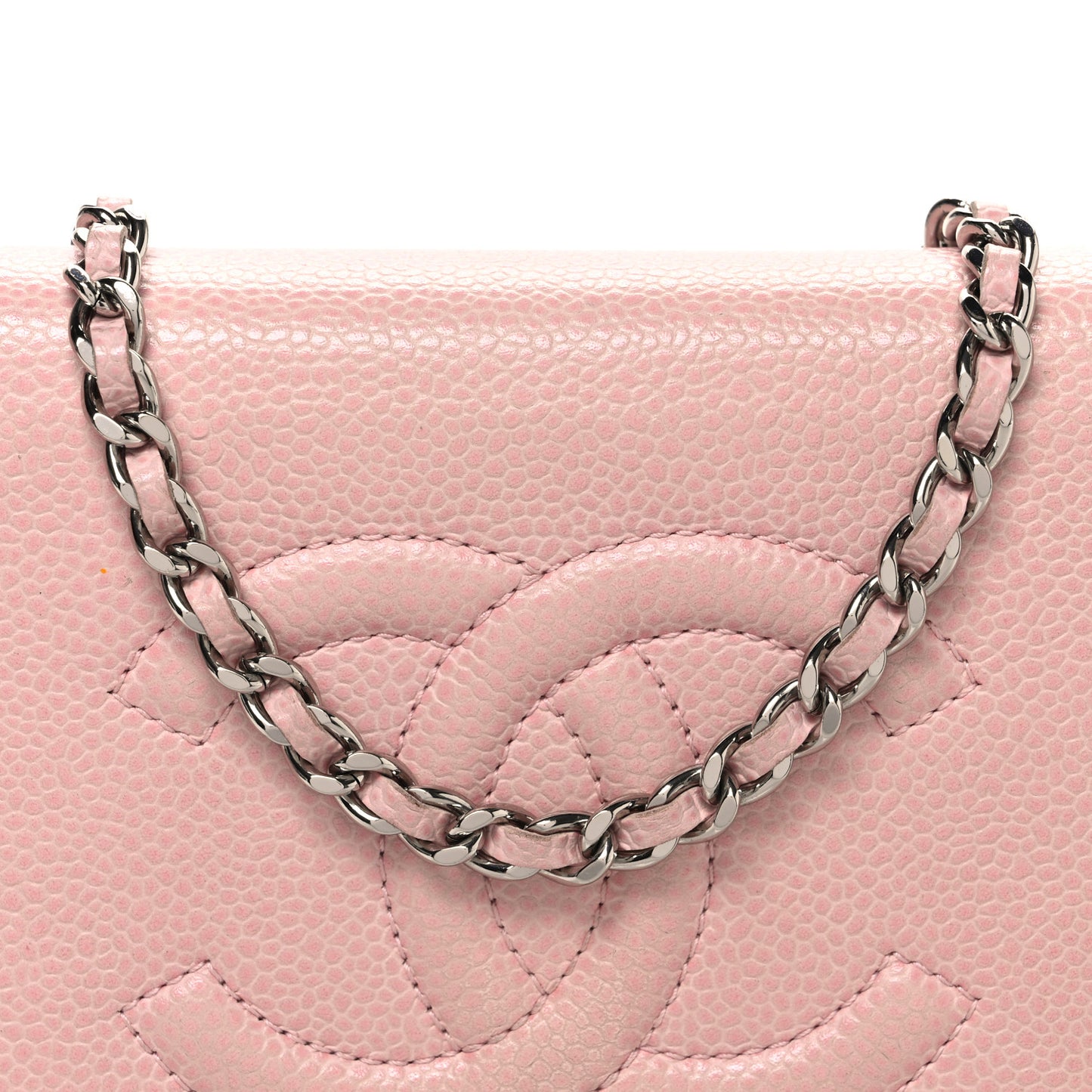 Caviar Timeless CC Wallet on Chain WOC Pink