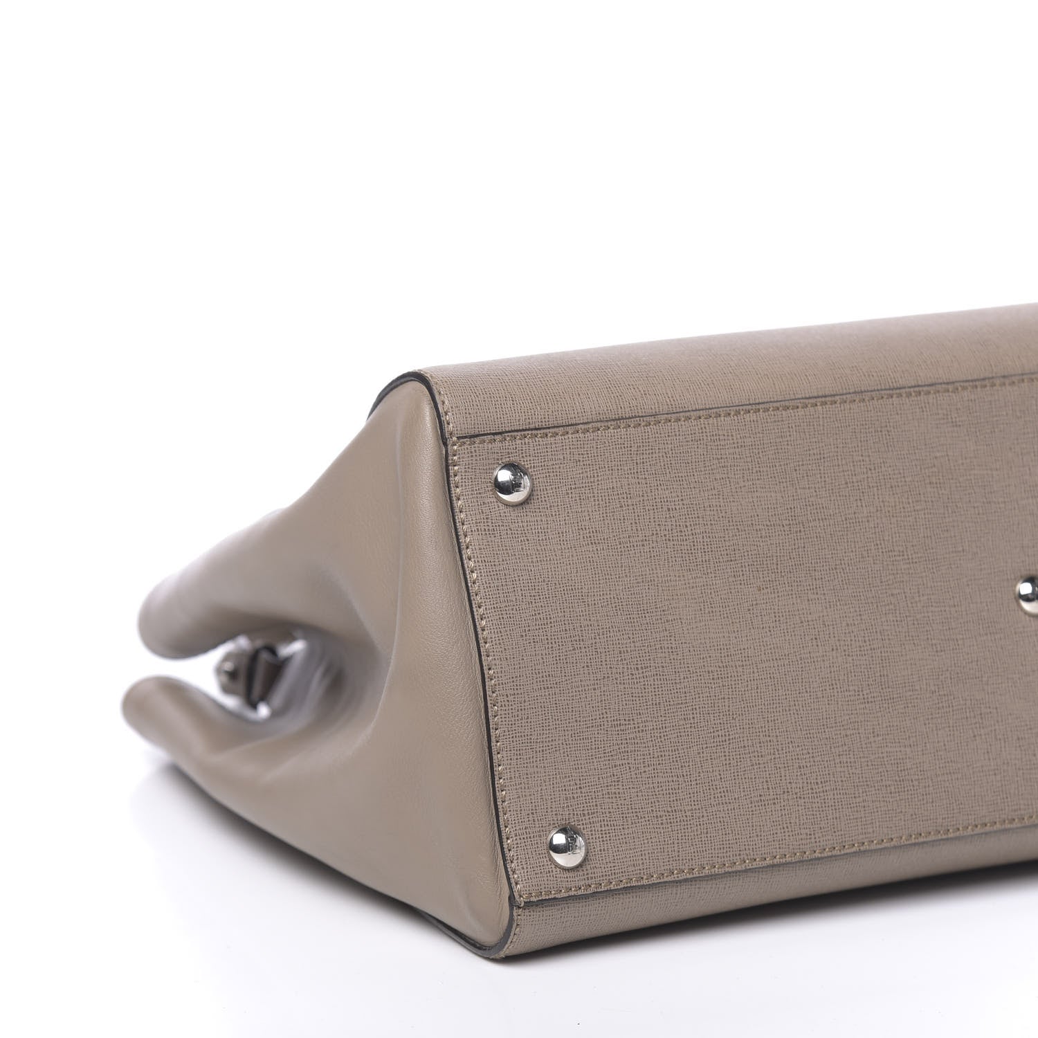 Fendi Vitello Elite Regular 2Jours Tote Tortora 11 of 12