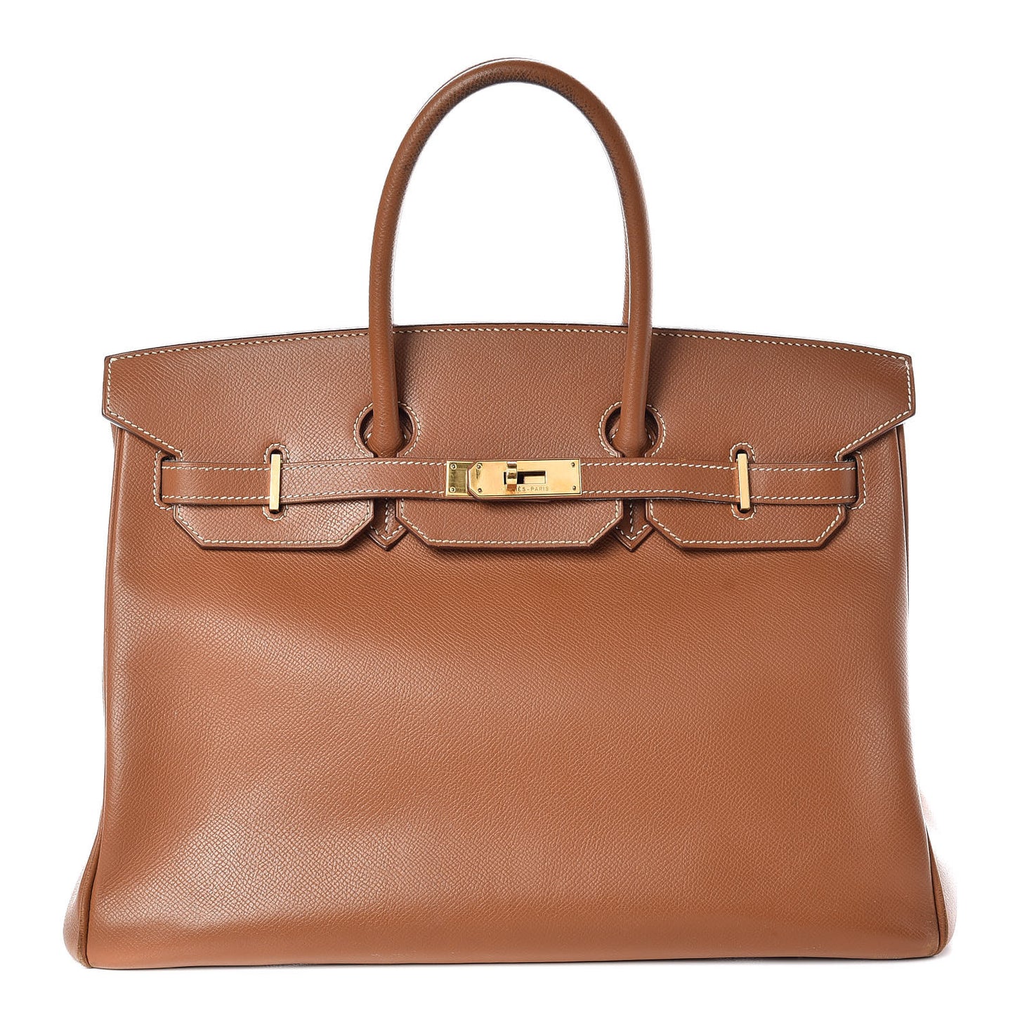 Epsom Birkin 35 Gold
