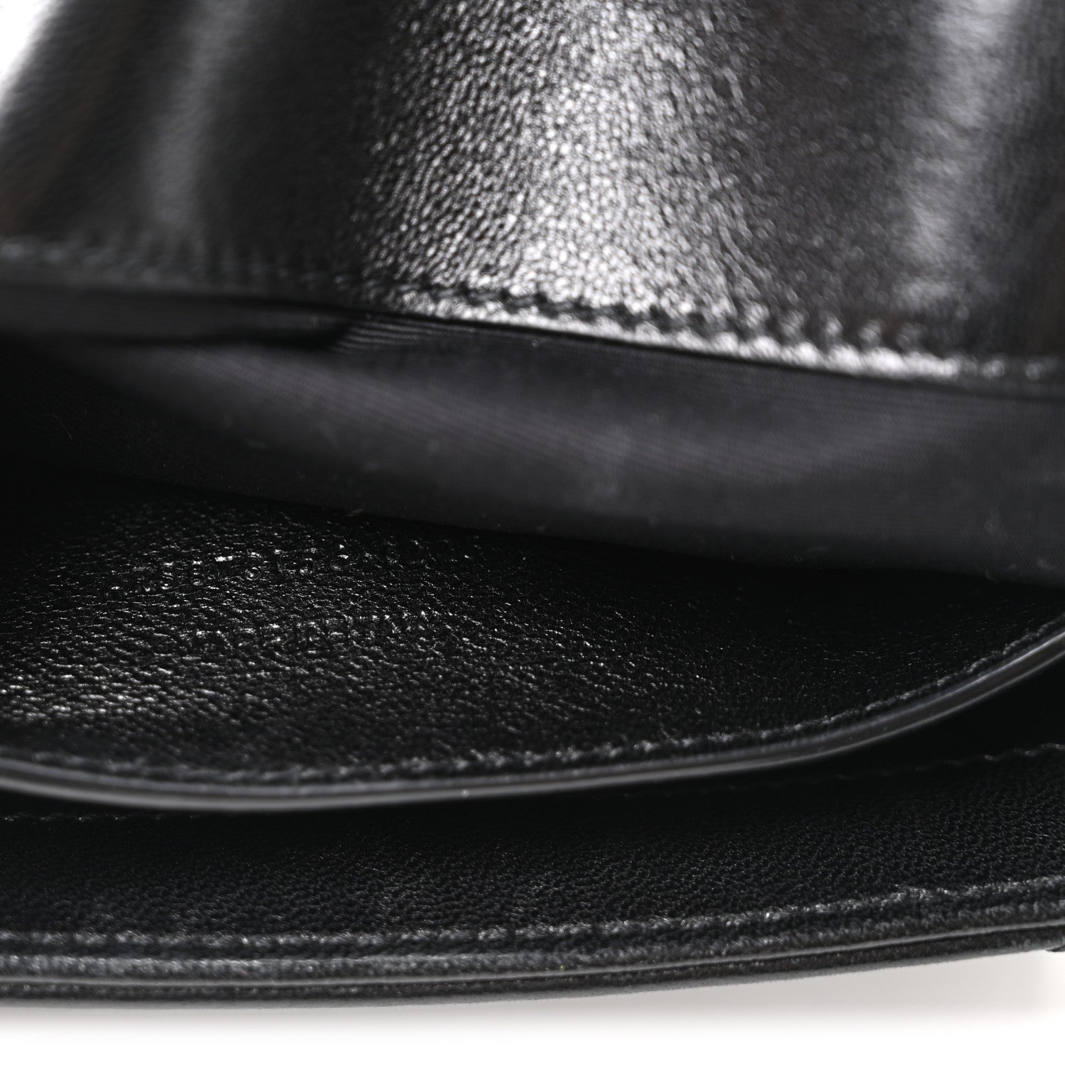 Saint Laurent Lambskin Quilted Monogram Toy Loulou Crossbody Bag Black 7 of 10