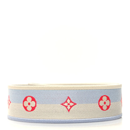 Louis Vuitton Jacquard Alma BB Shoulder Strap Cloud Blue 2 of 3